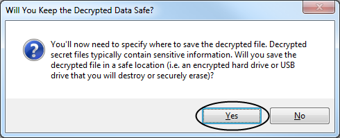 Will you keep the data safe?